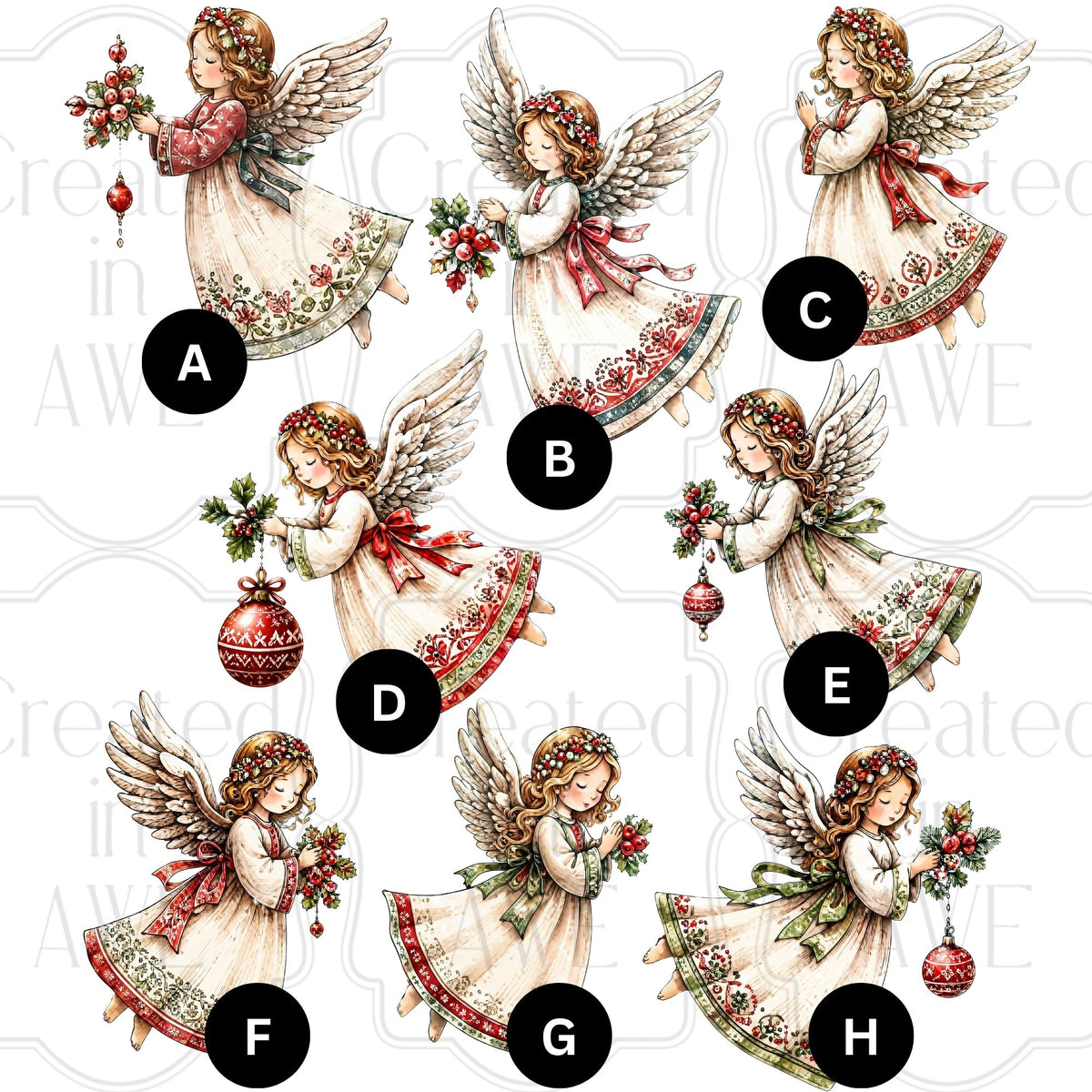Vintage Christmas Angels