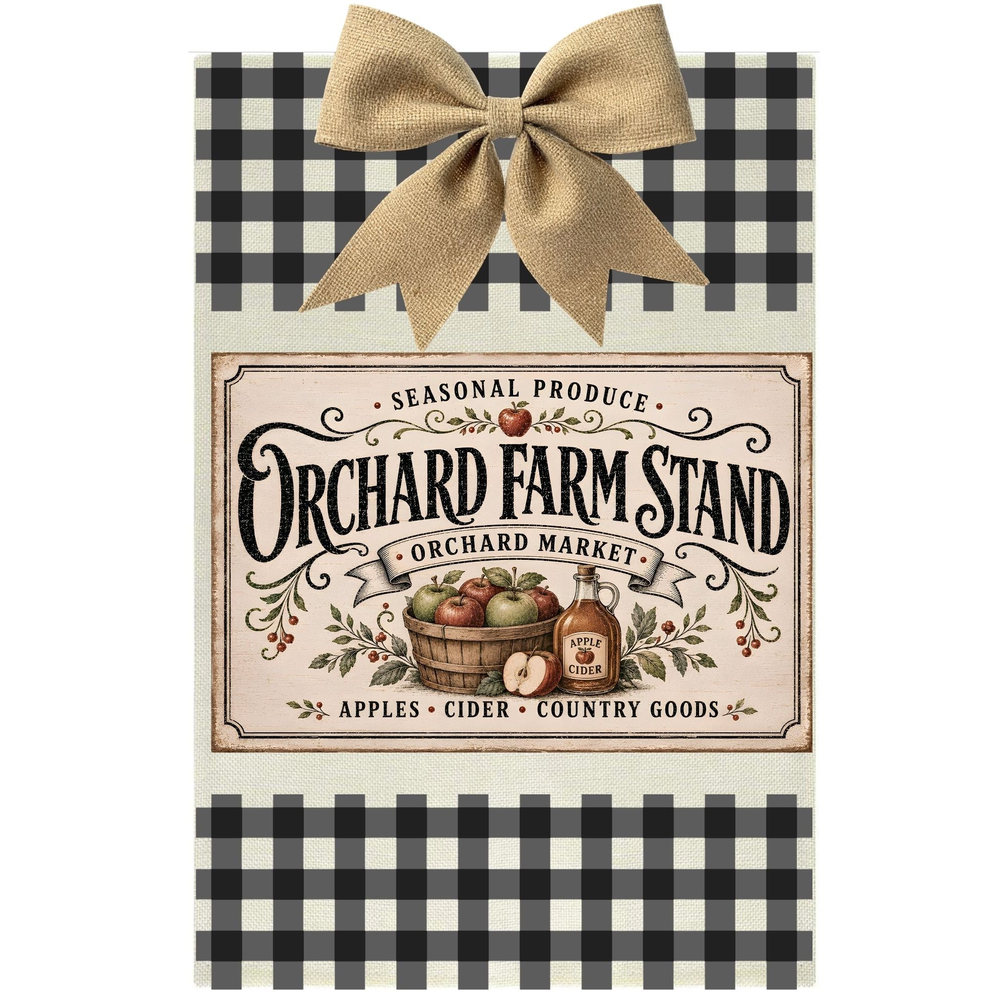 Black Gingham Pattern
