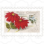Horizontal Vintage Christmas Stamps