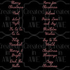 Christmas Phrases - Candy Font