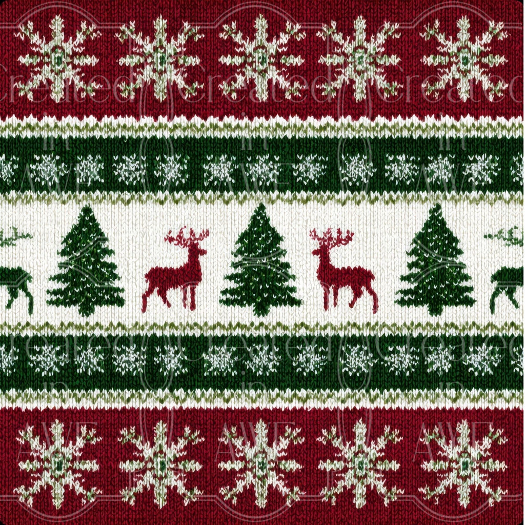 Christmas Fair-Isle Pattern