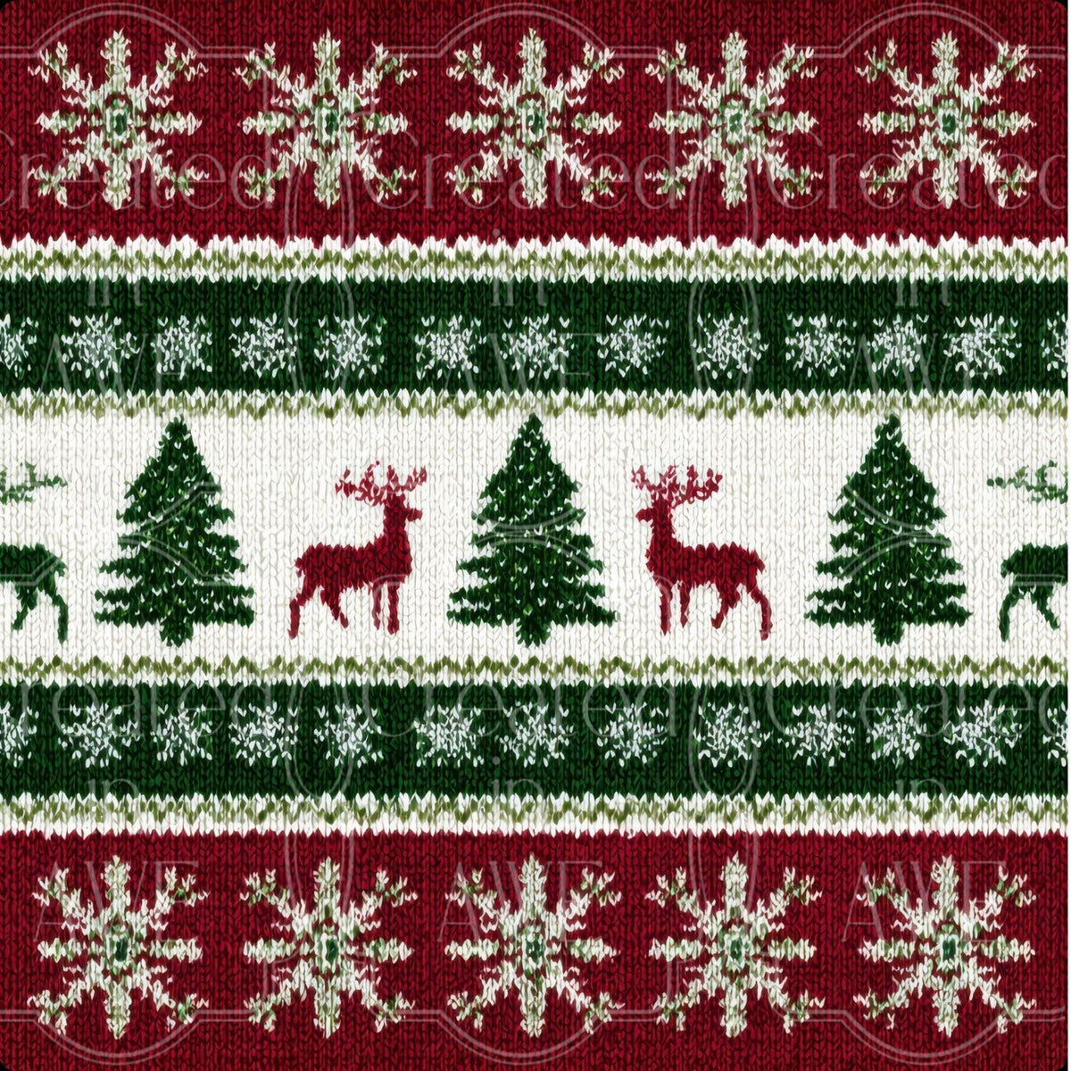Christmas Fair-Isle Pattern