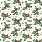 Christmas Holly Berries Pattern