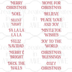 Christmas Phrases - Glorious Font