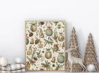 Christmas Woodland Animals Pattern