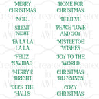 Christmas Phrases - Glorious Font