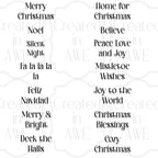 Christmas Phrases - Saintly Font