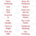 Christmas Phrases - Saintly Font