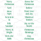 Christmas Phrases - Saintly Font