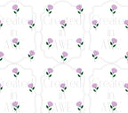Lavender Flowers UV Sticker wrap