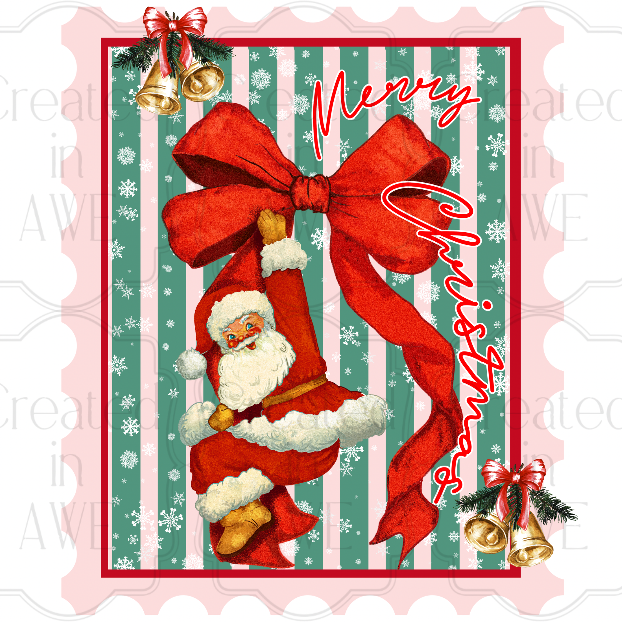Santa Bow Stamp