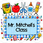 School Labels UV Stickers