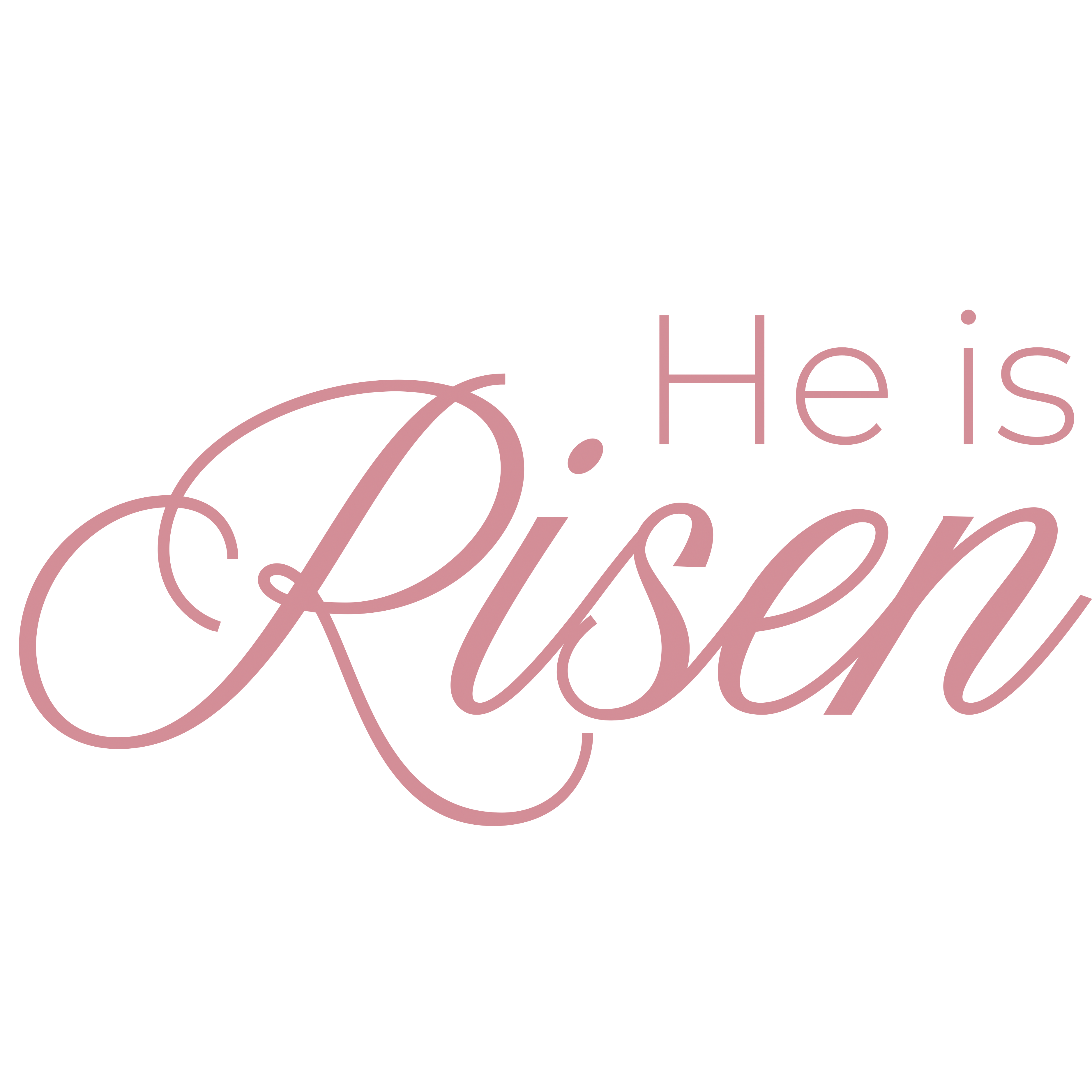 Easter Words (vintage rose) variety and singles