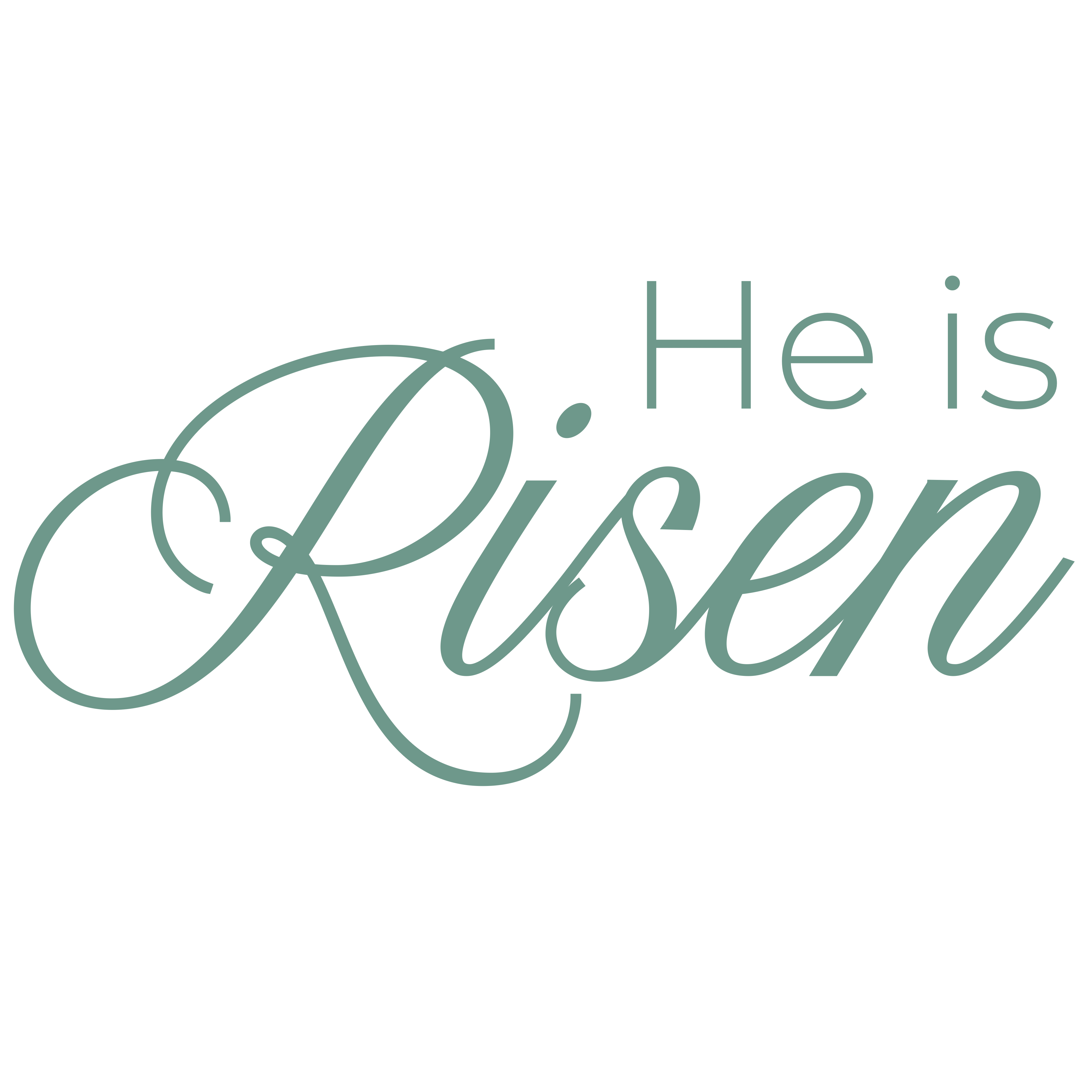 Easter Words (sage green) variety and singles