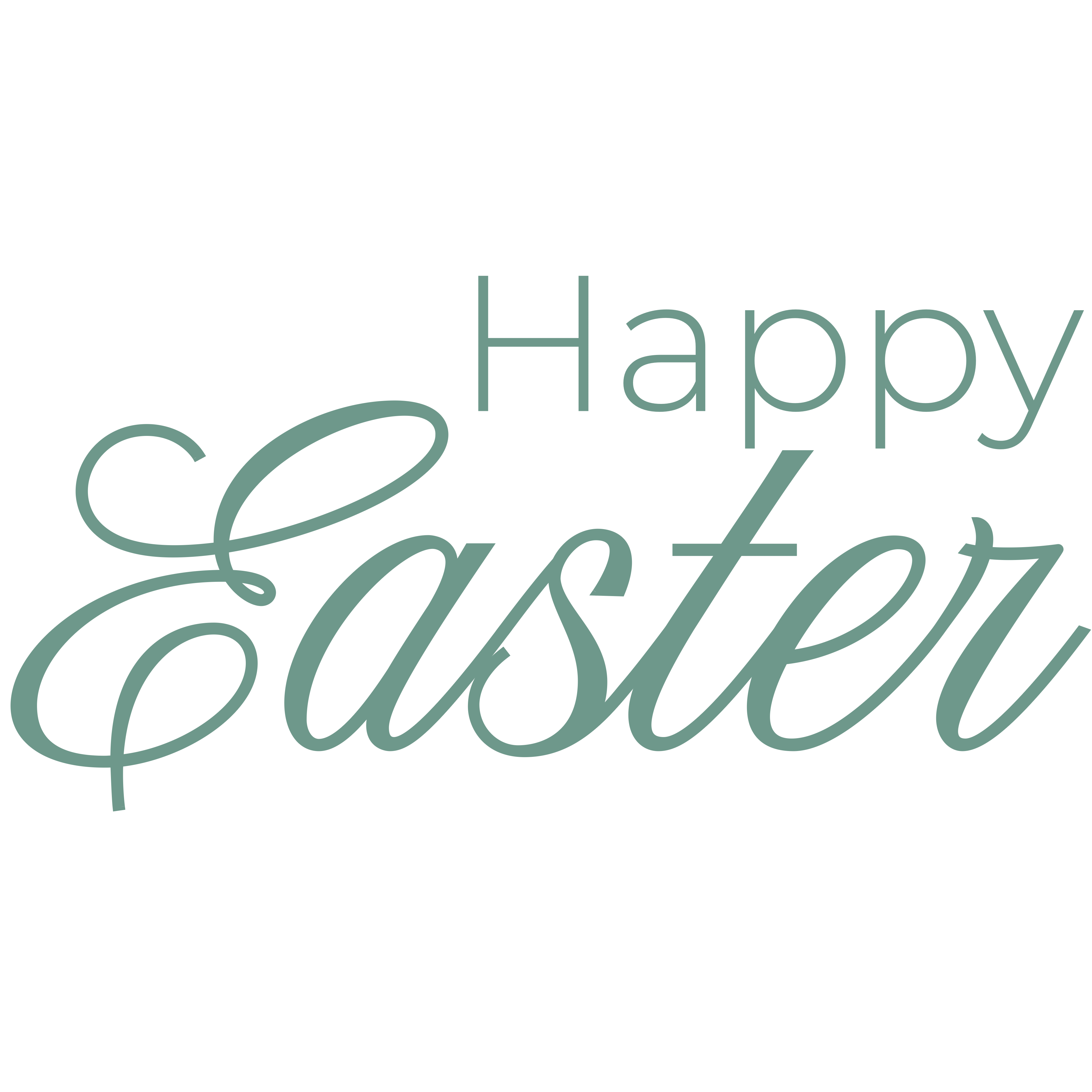 Easter Words (sage green) variety and singles