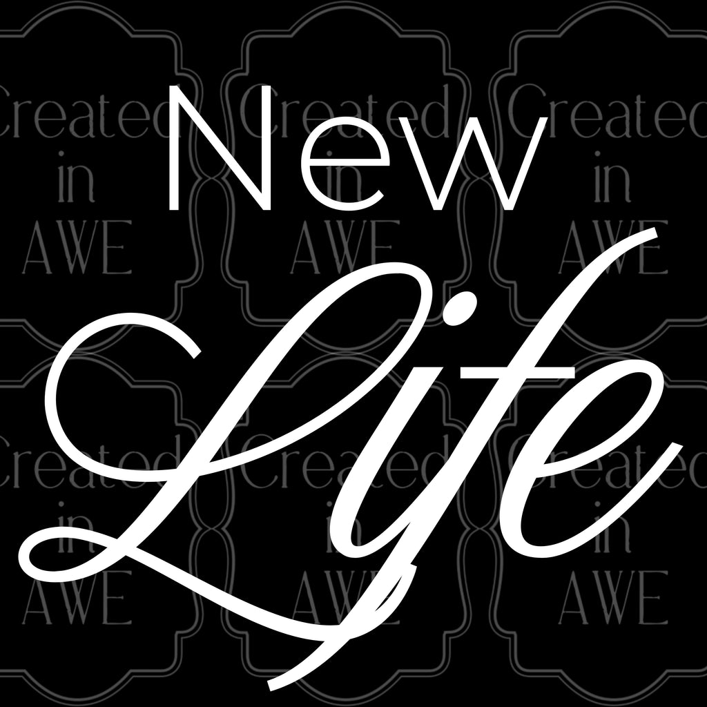 Easter Words (white) variety and singles