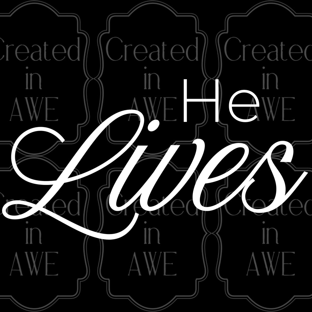 Easter Words (white) variety and singles