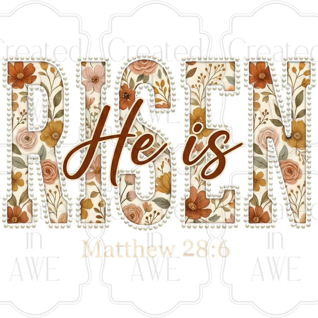 Floral - He is Risen