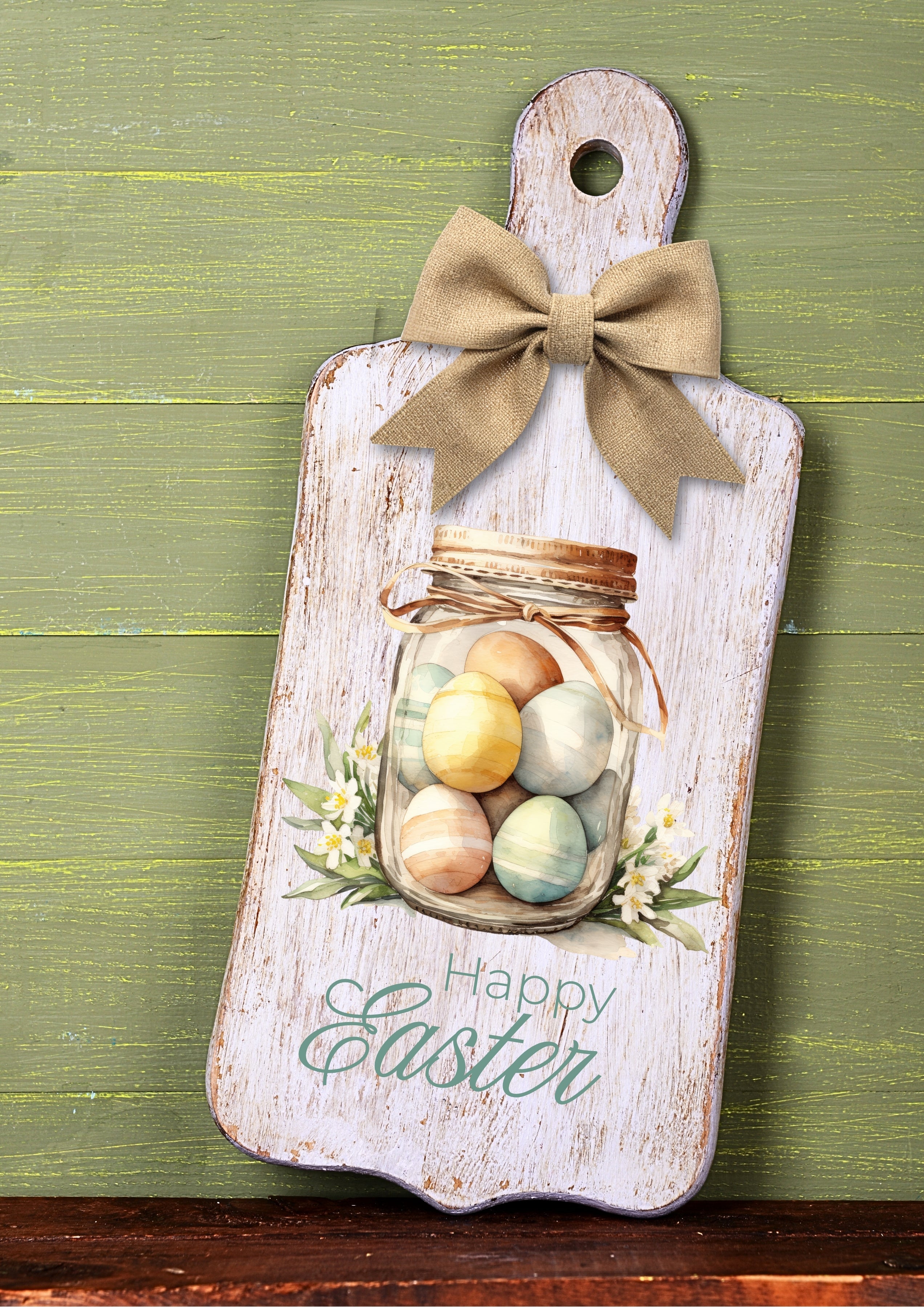 Easter Words (sage green) variety and singles