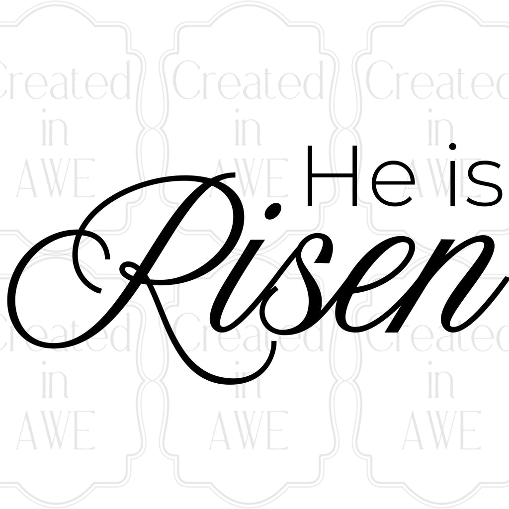 Easter Words (Black) variety and singles