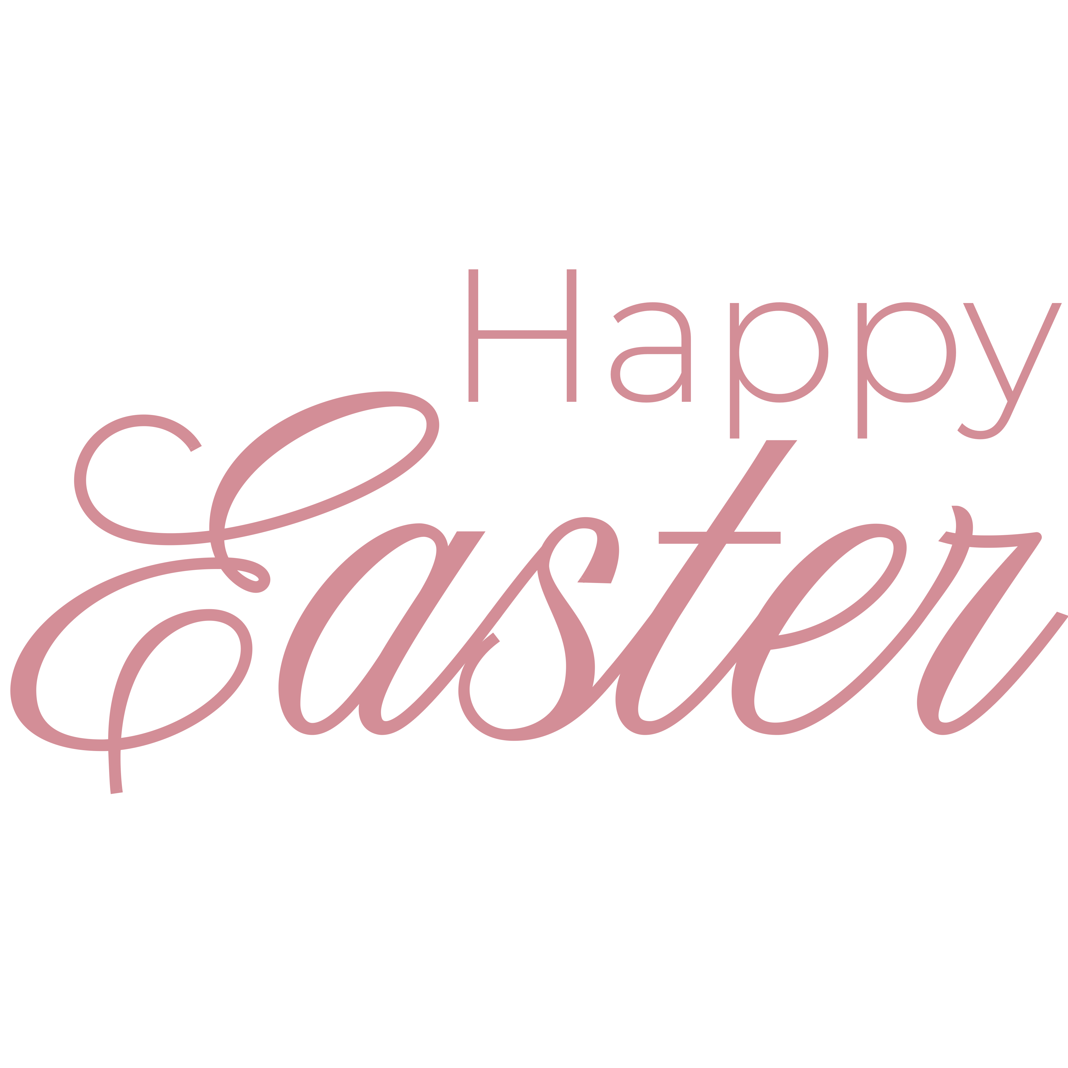 Easter Words (vintage rose) variety and singles