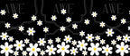 White Daisies UV Sticker wrap
