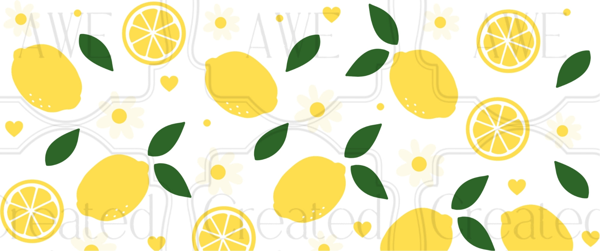 Lemons UV Sticker wrap