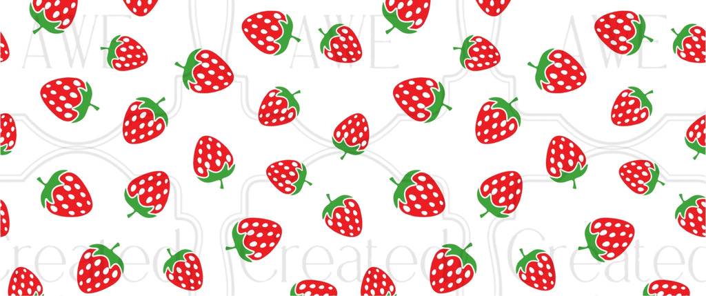 Strawberries UV Sticker wrap