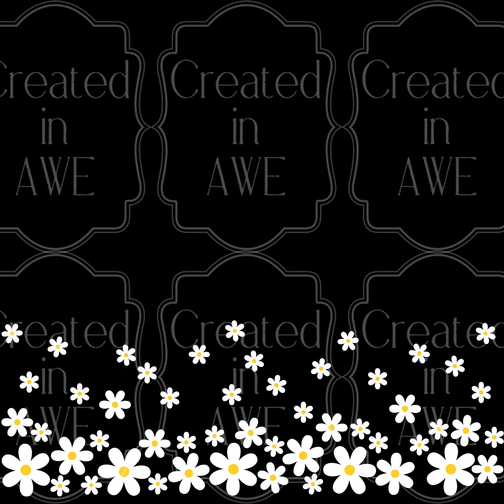 White Daisies Pattern