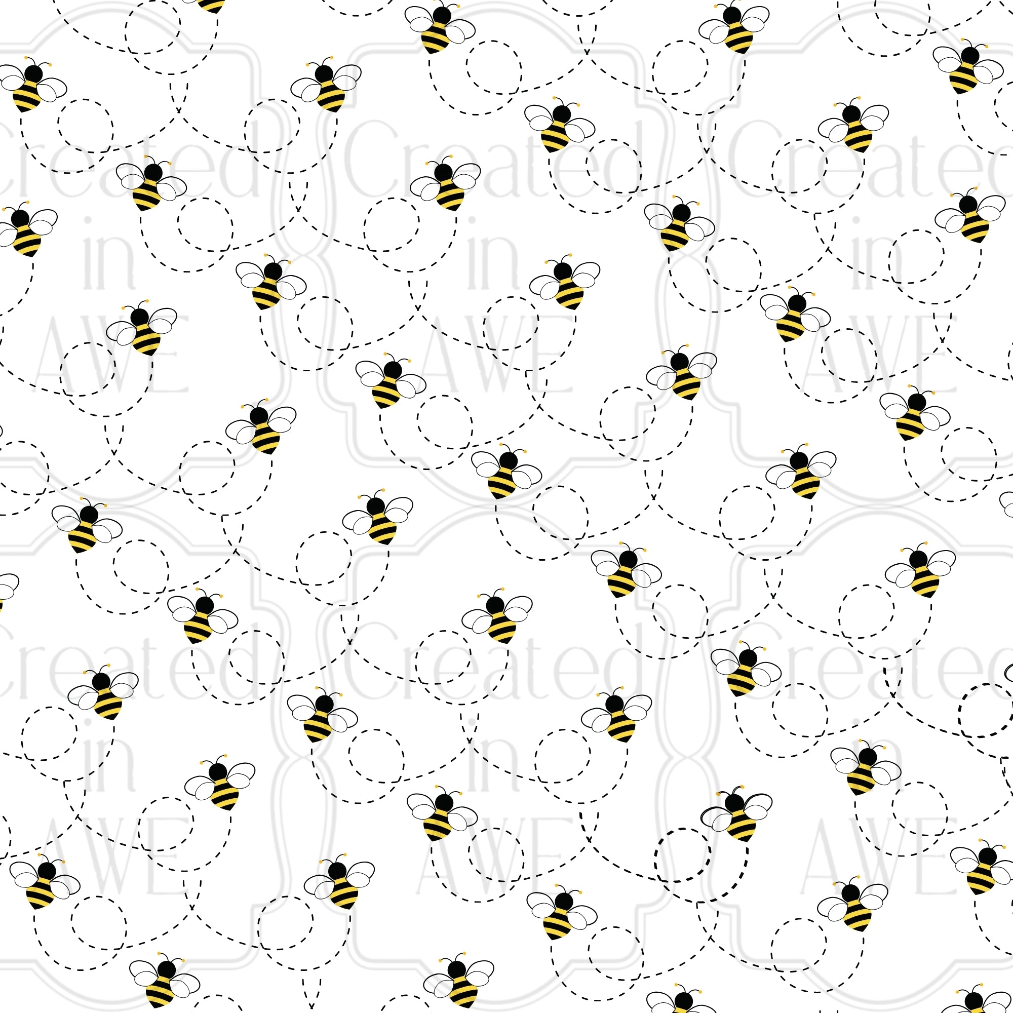 Buzzing Bees Pattern