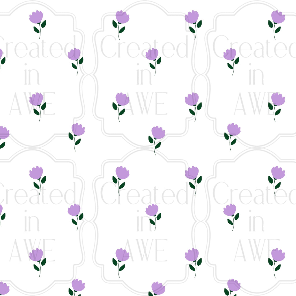 Lavender Flowers Pattern