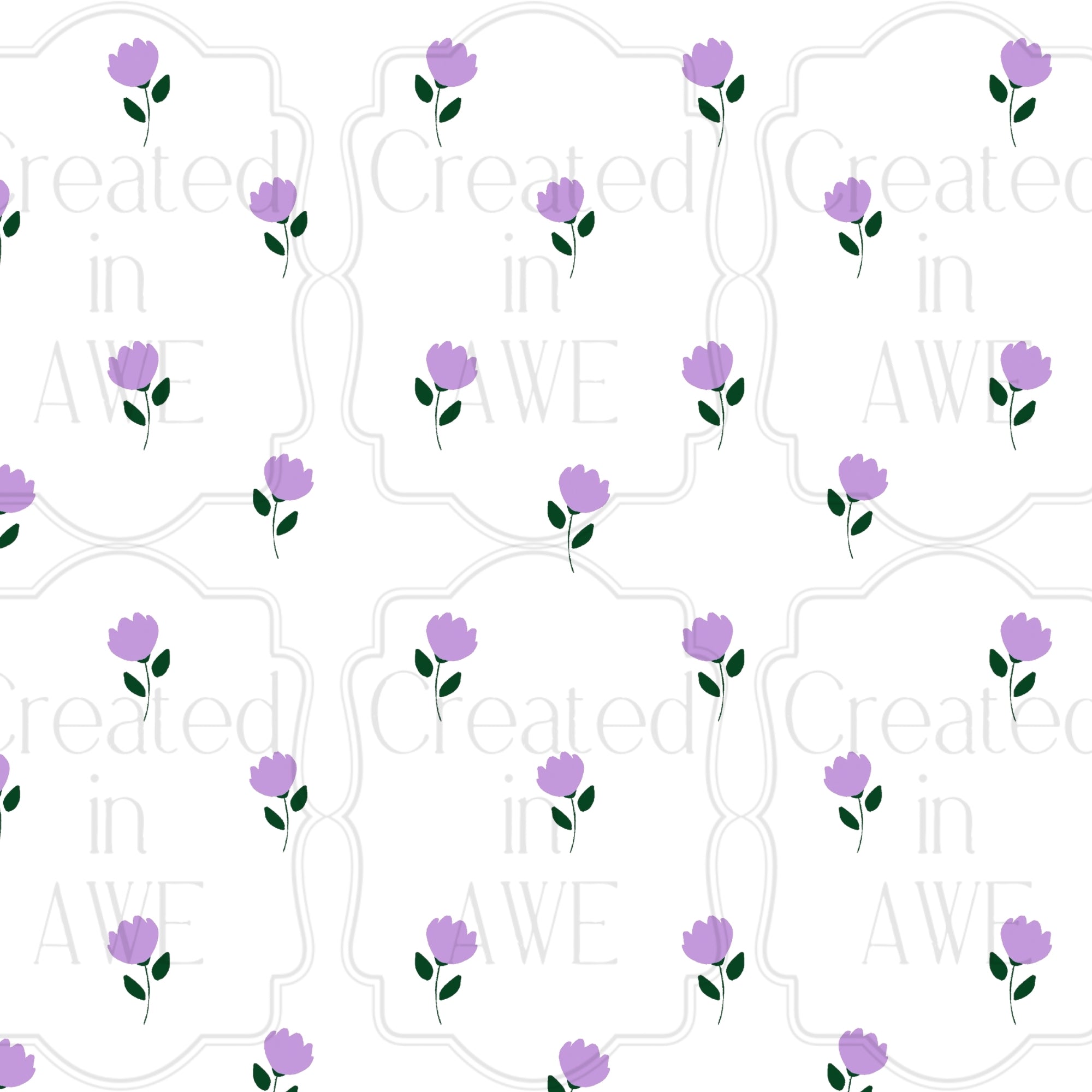 Lavender Flowers Pattern