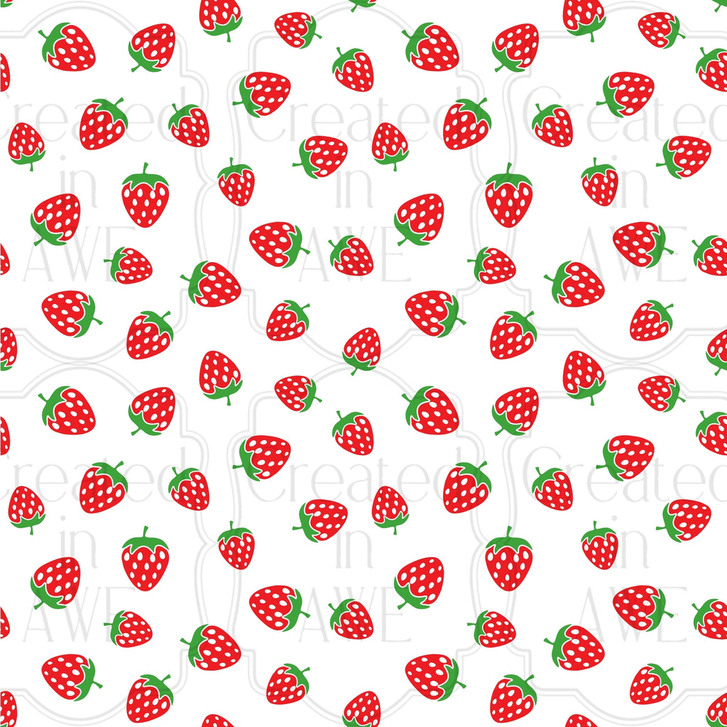 Strawberries Pattern