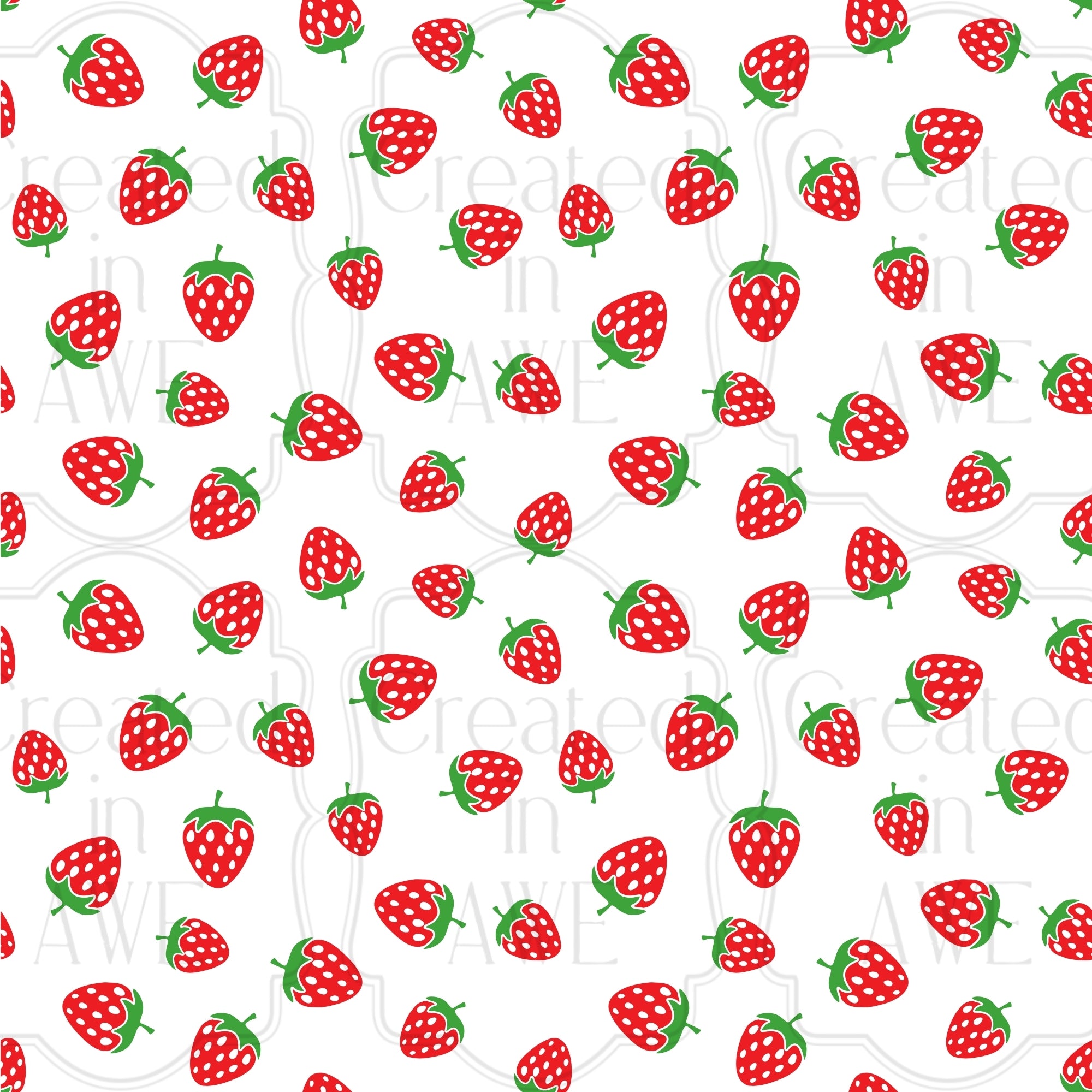 Strawberries Pattern