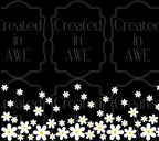 White Daisies UV Sticker wrap