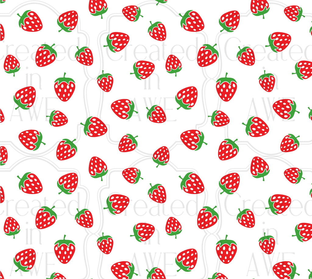 Strawberries UV Sticker wrap