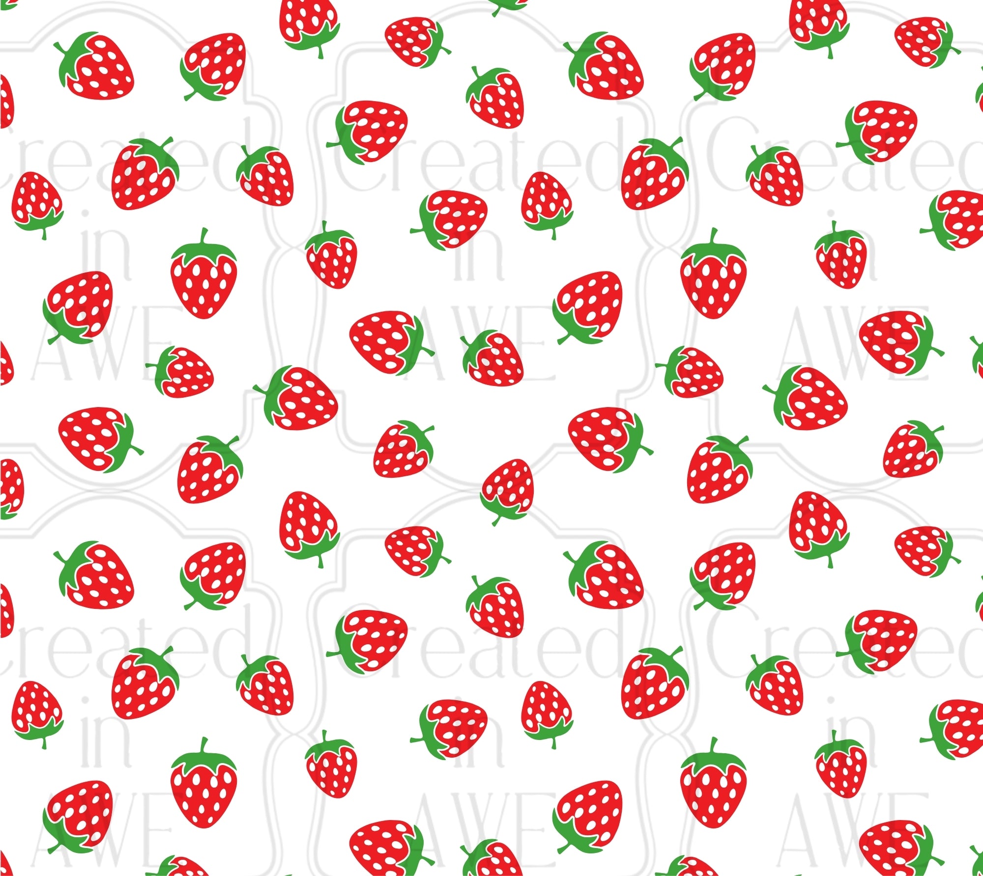 Strawberries UV Sticker wrap
