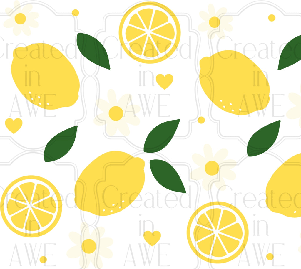 Lemons UV Sticker wrap