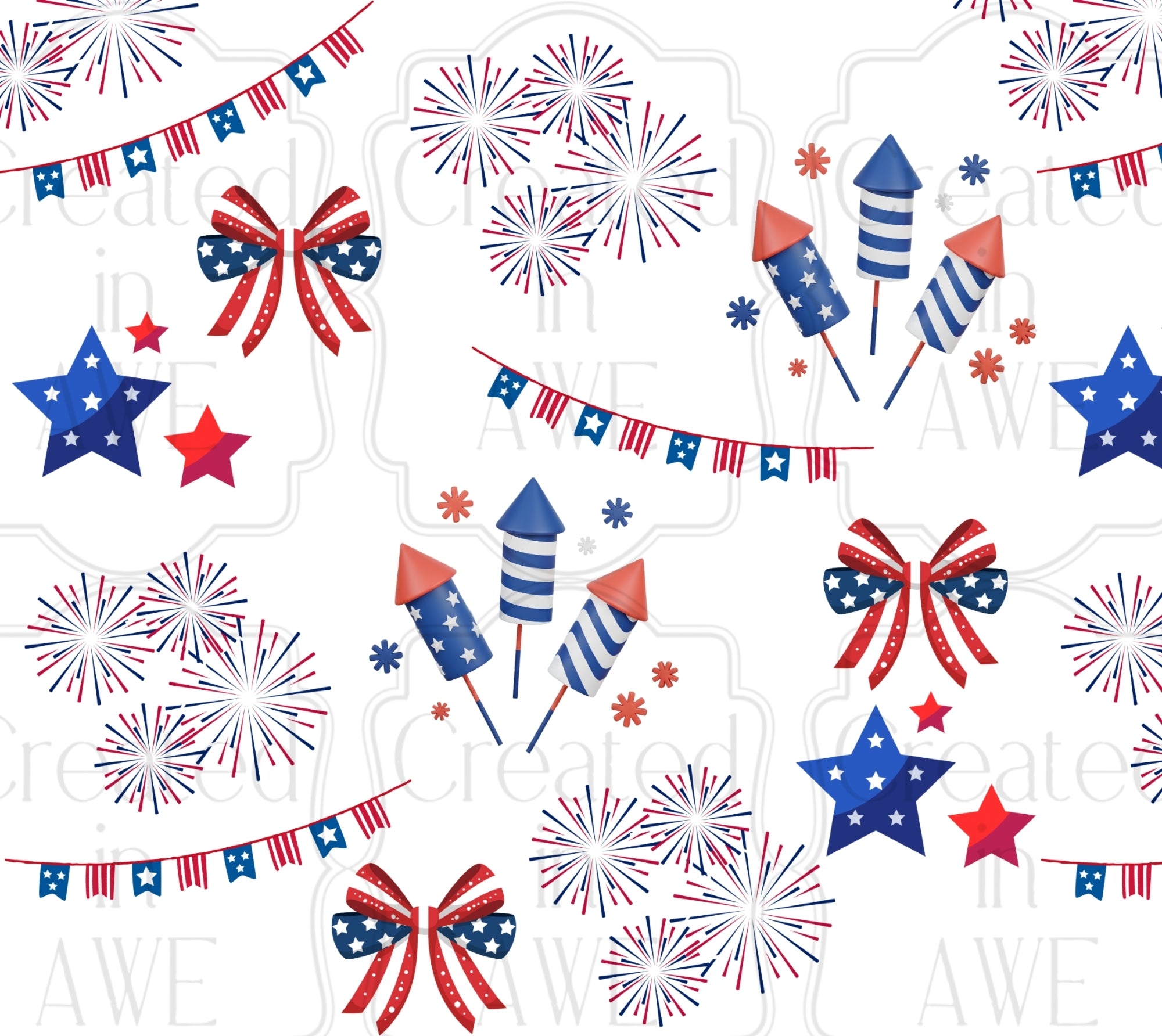 Patriotic UV Sticker wrap