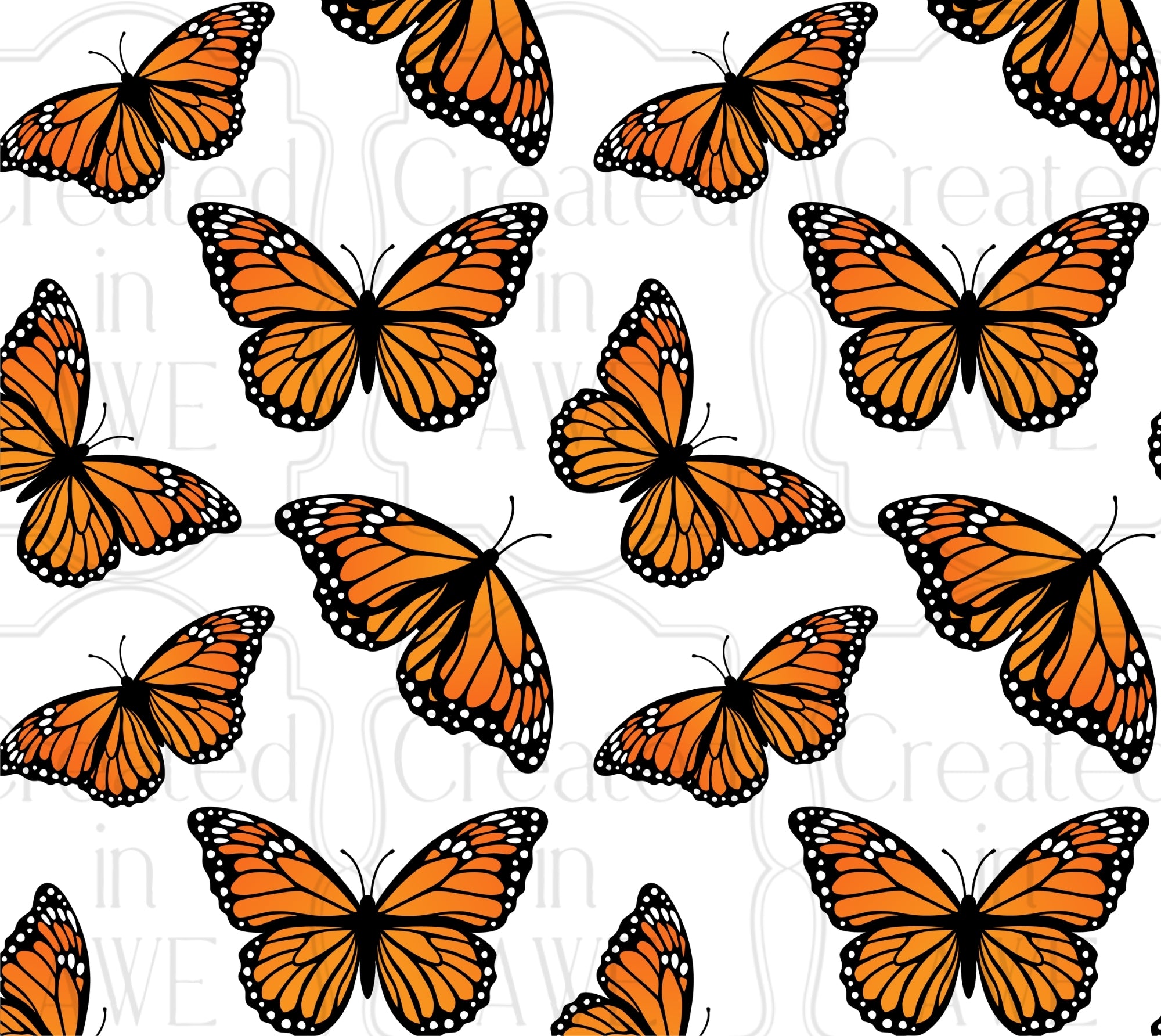 Monarchs UV Sticker wrap