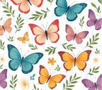 Bright Butterflies UV Sticker wrap