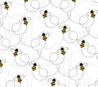 Buzzing Bees UV Sticker wrap