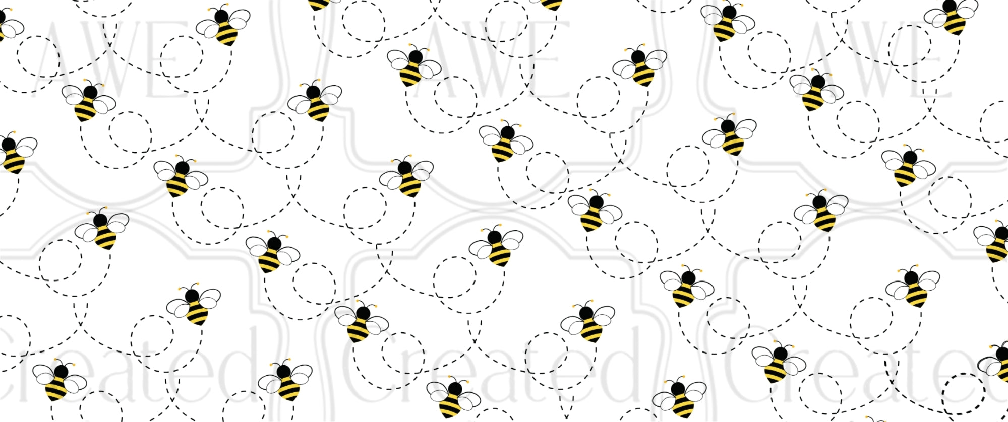 Buzzing Bees UV Sticker wrap