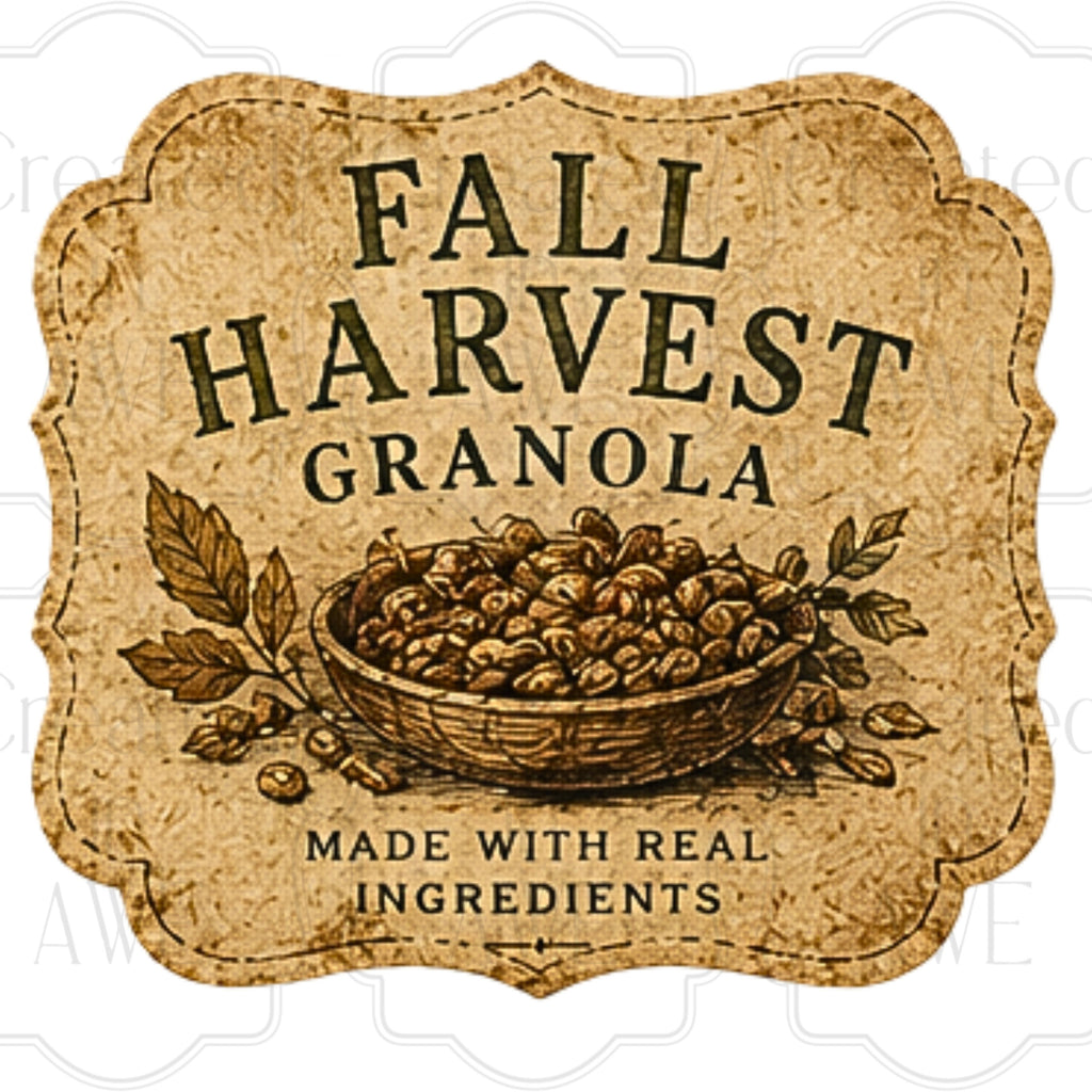 Vintage Fall Labels
