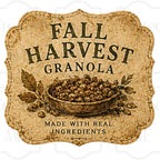 Vintage Fall Labels