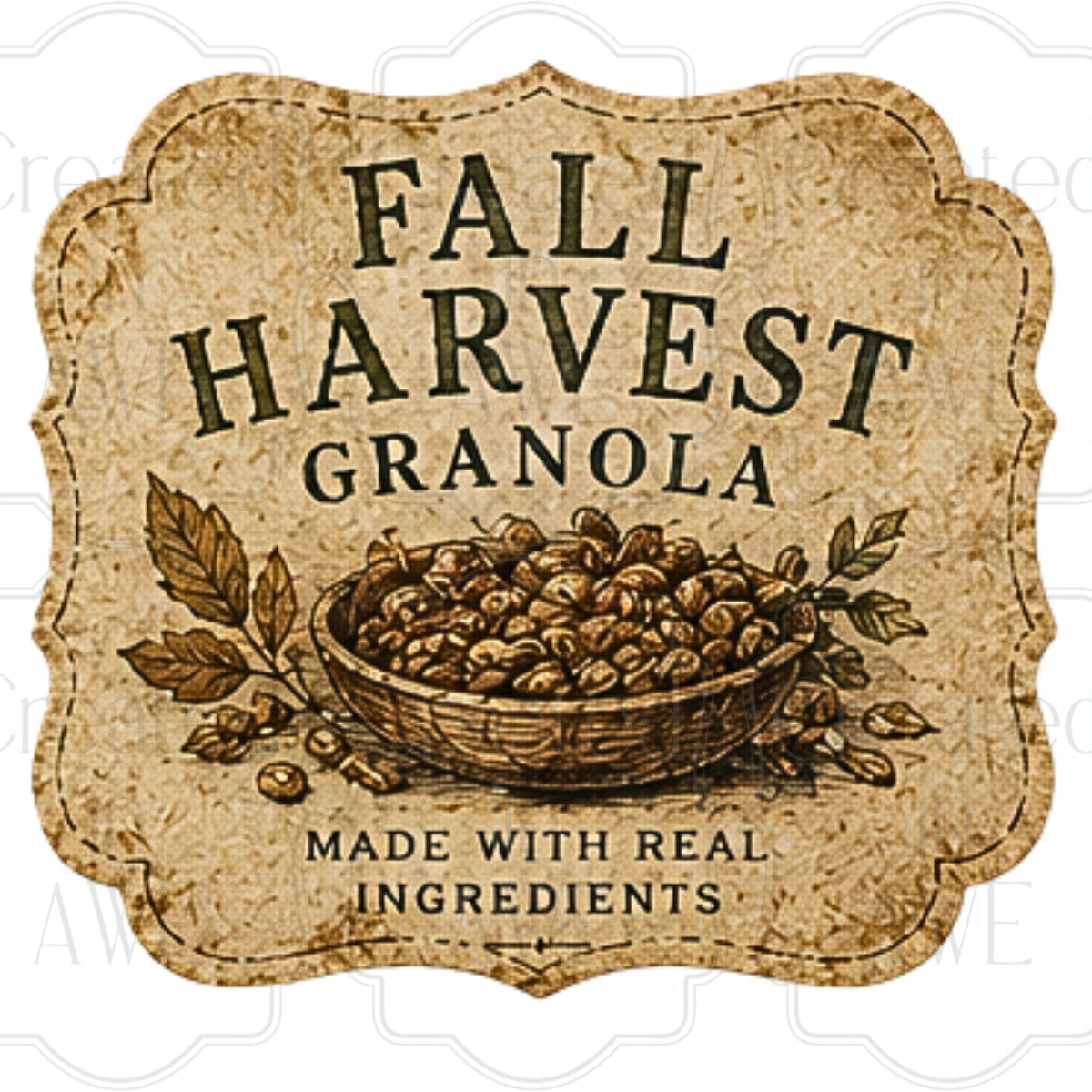 Vintage Fall Labels
