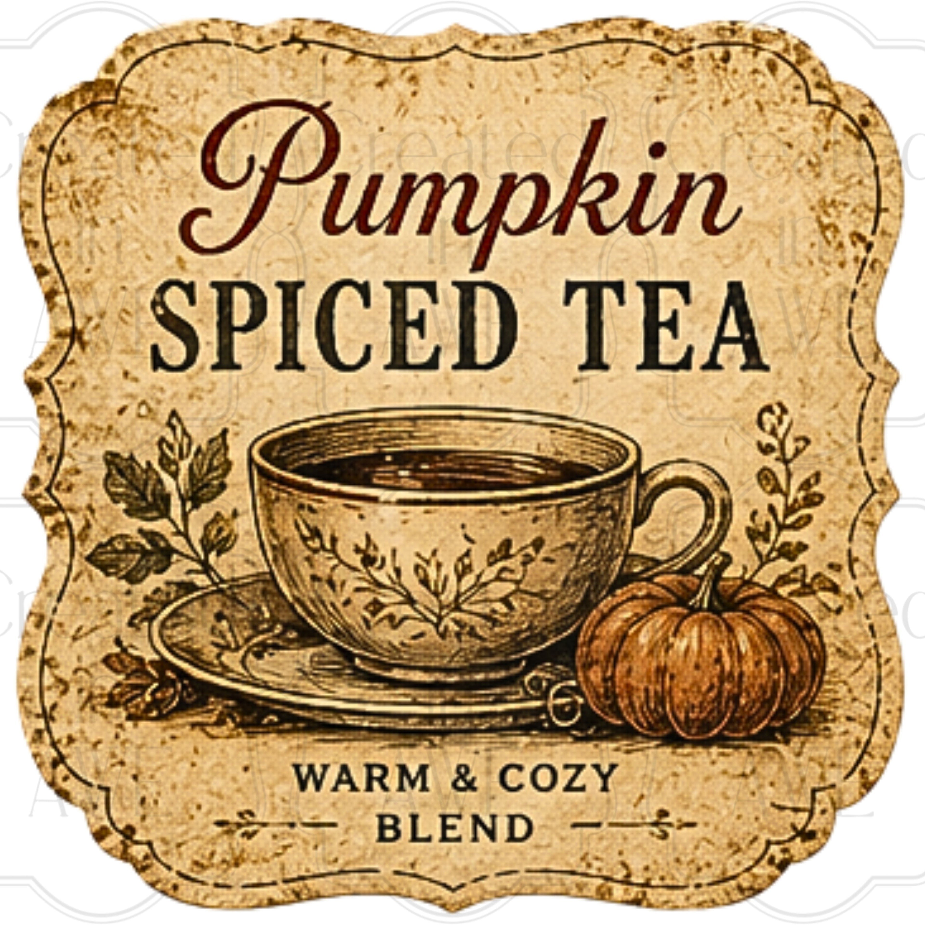 Vintage Fall Labels