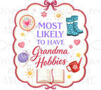 Grandma Hobbies