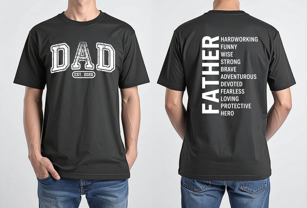 Dad, Est XXXX (custom year included in price)