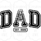 Dad, Est XXXX (custom year included in price)